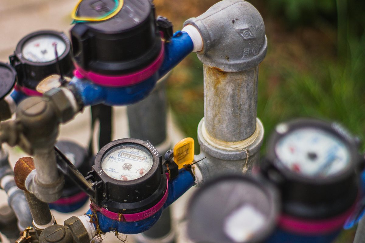 Compteurs d'eau divisionnaires dans un immeuble locatif